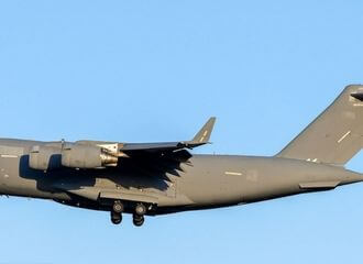 В Беларусь прилетал Boeing C-17A Globemaster — бывший борт ВВС ОАЭ