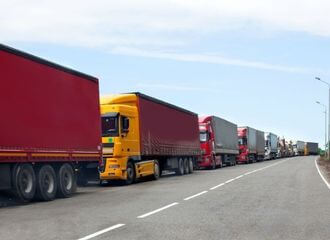 У Беларусь абмяжоўваецца ўезд польскіх грузавікоў