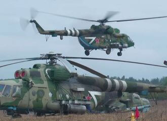 В Беларусь прилетели ещё 6 вертолётов ВКС РФ