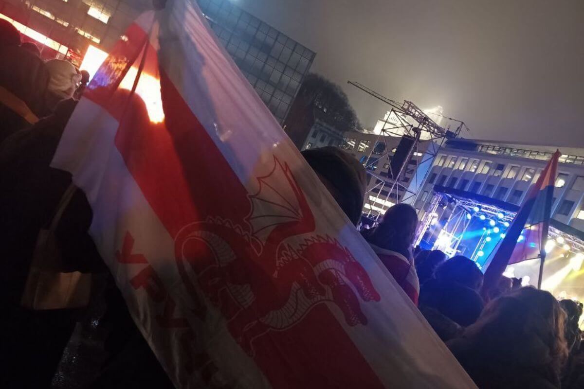 Belarusians from Europe, Asia, South and North America took part in anti-war rallies on February 24 (many photos)
