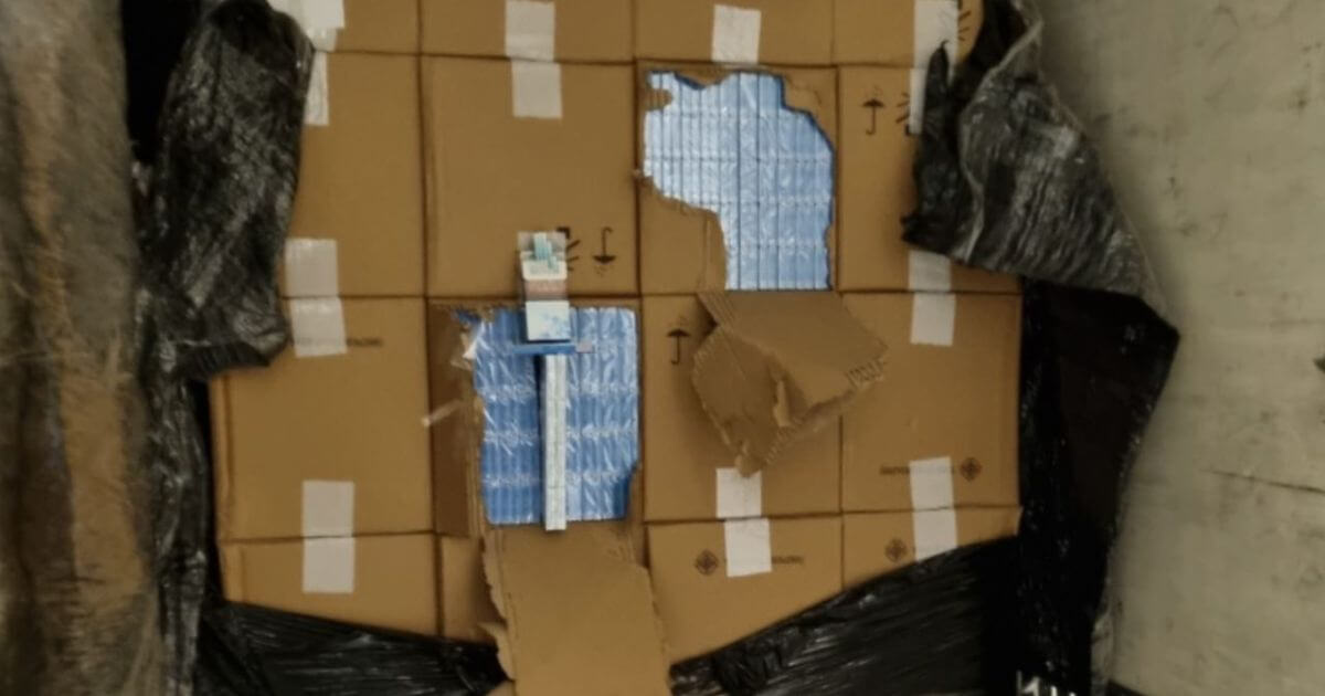 В Литве задержали около 1 млн контрабандных беларусских сигарет на почти €4 млн