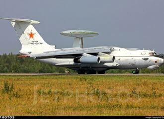 Самолёт ДРЛО А-50У (RF-50608) покинул воздушное пространство Беларуси