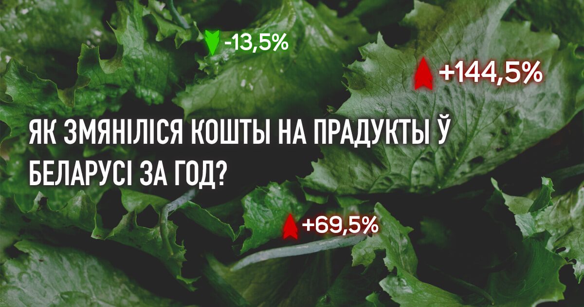 Аналіз: Як змяніліся кошты прадуктаў у Беларусі за 1 год?