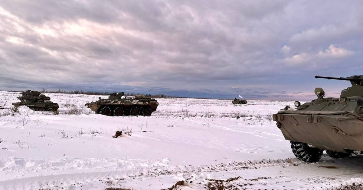 Колонна 120-й омбр была замечена в Барановичах