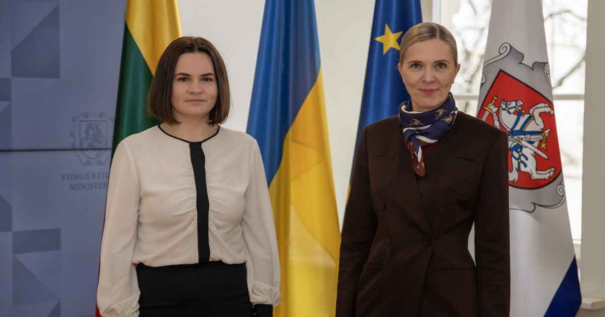 Тихановская на встрече с главой МВД Литвы обсудила законопроект о беларусах, гуманитарный ВНЖ на длительный срок и создание рабочей группы при МВД