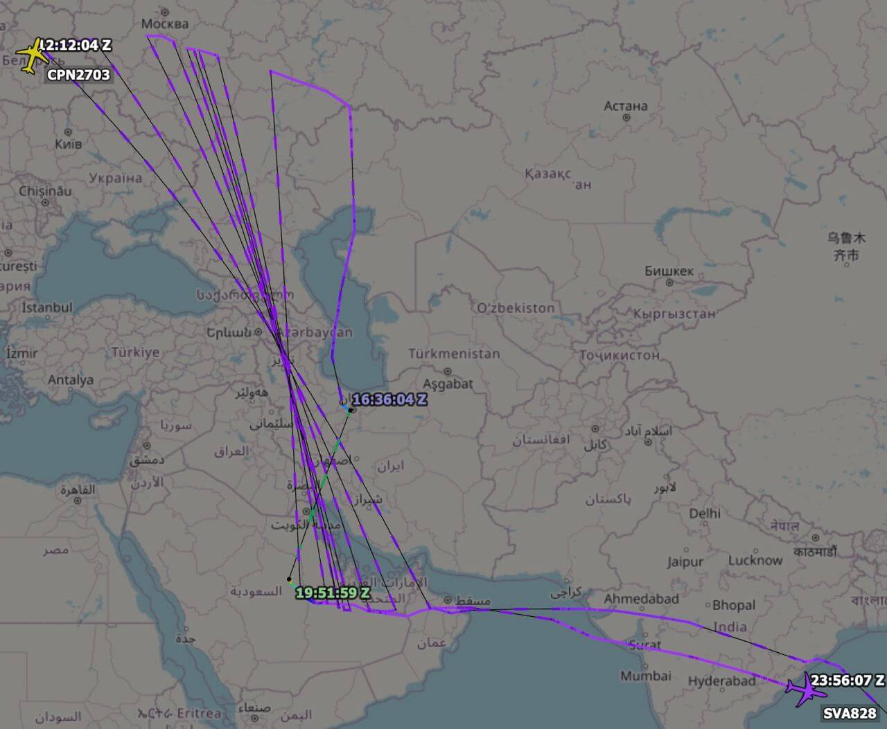 В Иран улетел старейший Boeing «Белавиа», cамолёт Лукашенко находится в Минске