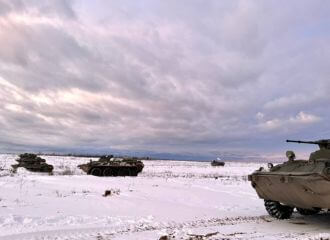 Калона 120-й амбр была заўважана ў Баранавічах