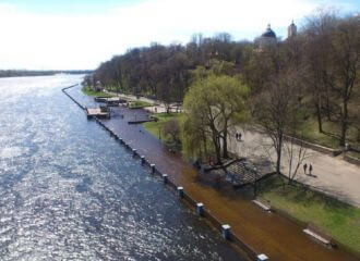 На Гомельшчыне патопы з-за паводкі. Рэкі затапілі цэлыя вёскі і дарогі