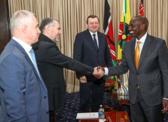 Зінгман прысутнічаў на сустрэчы Алейніка з прэзідэнтам Кеніі