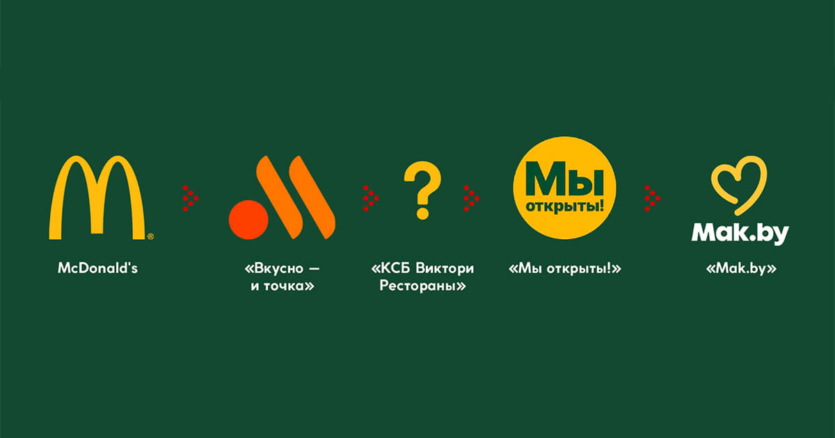 McDonald’s (Олексина?) теперь стал Mak.by: Как менялся экс-Макдональдс в Беларуси?