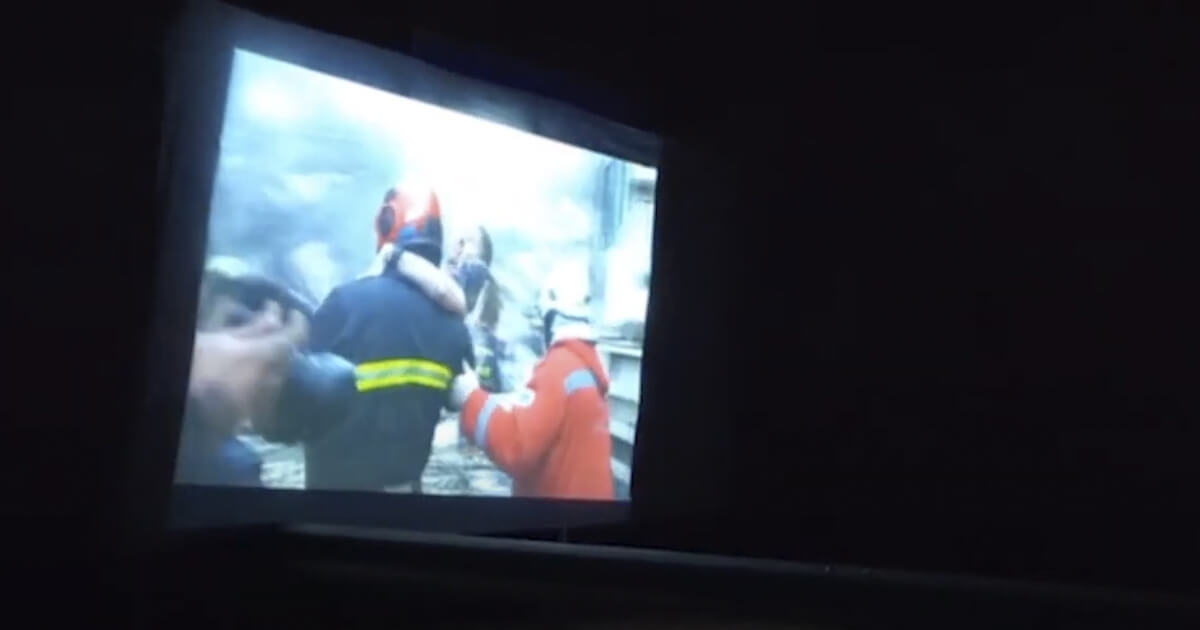 Украинские пограничники установили проектор и БЧБ на границе с Беларусью