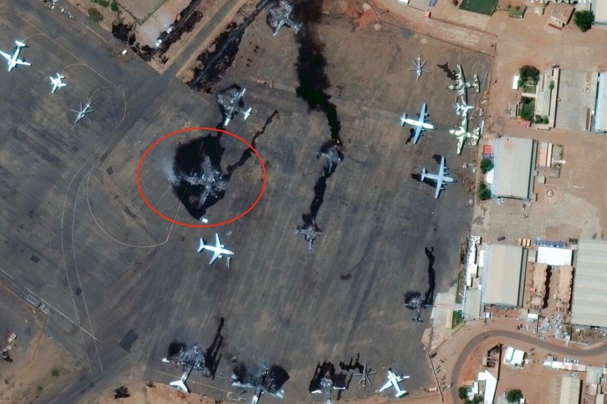 В Судане уничтожен беларусский самолёт компании Belcanto Airlines