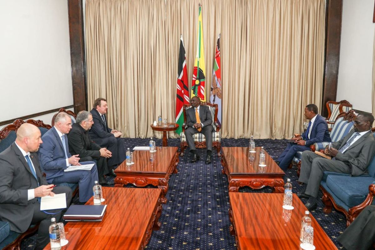 Зингман присутствовал на встрече Алейника с президентом Кении