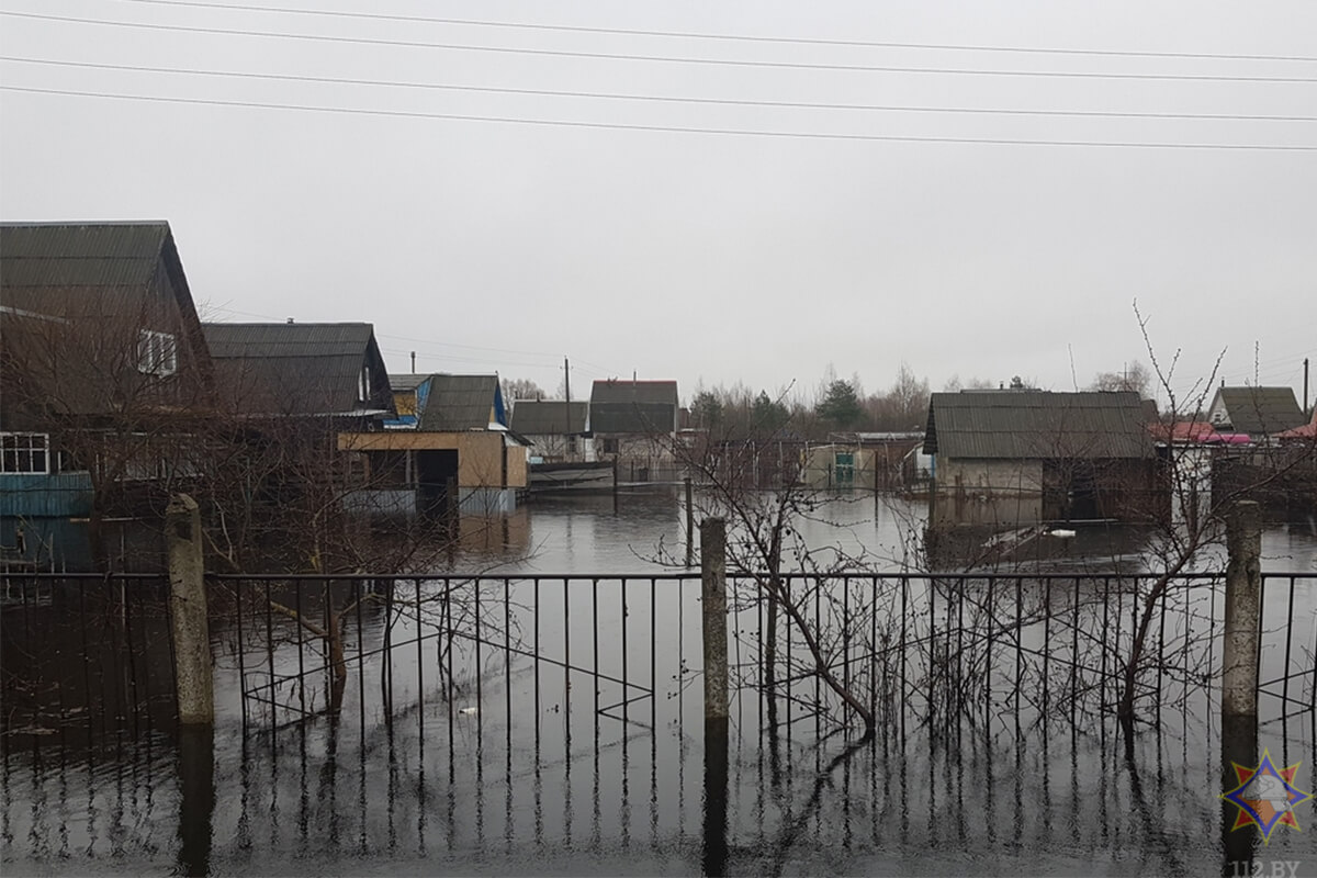 На Жлобинщине затопило 9 населённых пунктов, под Гомелем ночью прорвало дамбу