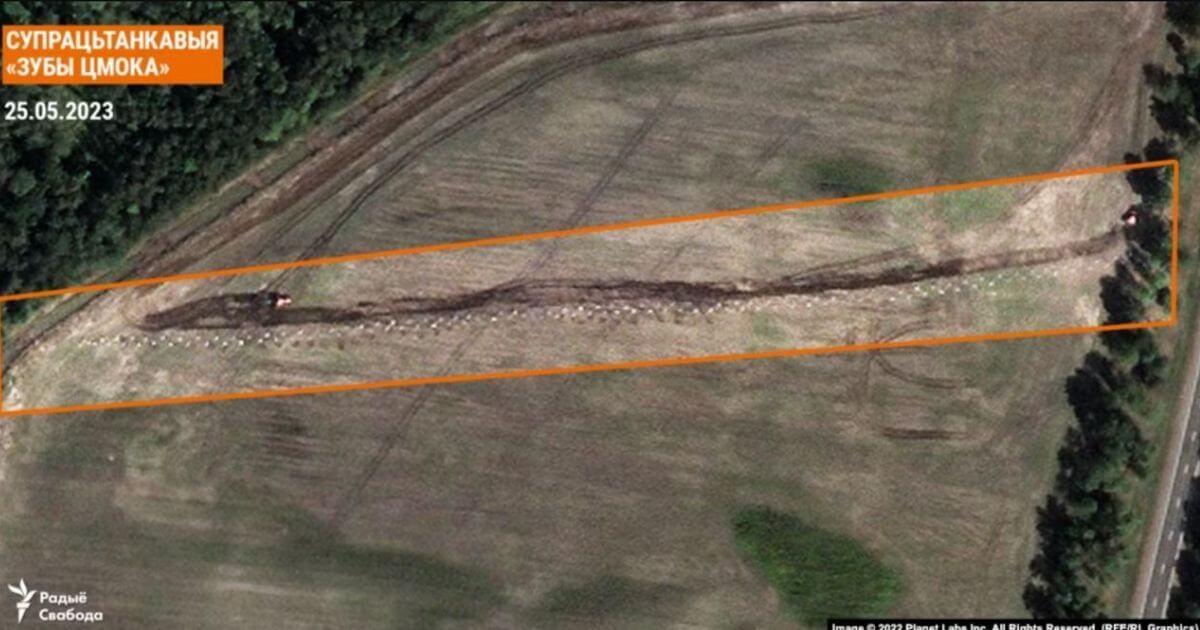 Появились спутниковые снимки «Линии Хренина» под Гомелем