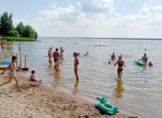 У Вілейскім раёне забаранілі купацца амаль ва ўсіх азёрах і рэках