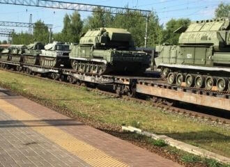 За неделю в Беларусь переброшено минимум 2 эшелона ВС РФ