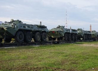 Состоялась очередная ротация подразделений ВС РБ, охраняющих границу с Украиной