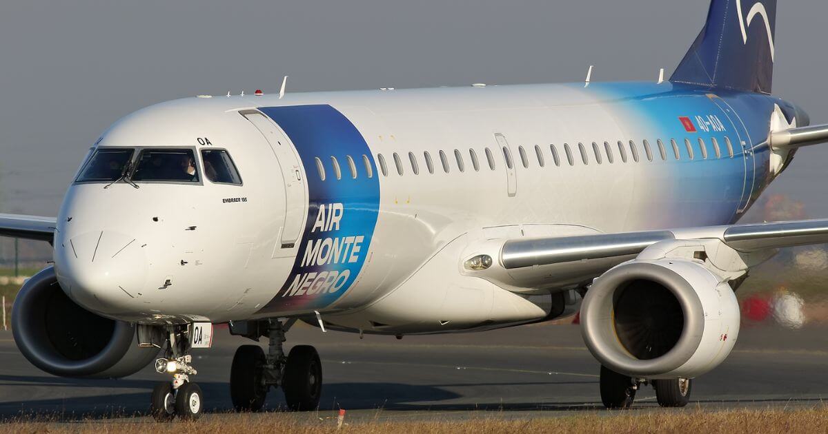 Рейс Air Montenegro, следующий в Вильнюс, пролетел над Беларусью: Литва запретила маршруты над РБ ещё в 2021 году