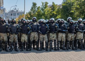 Паводле нашых звестак, унутраныя войскі ў Мінску прыведзены ў баявую гатоўнасць