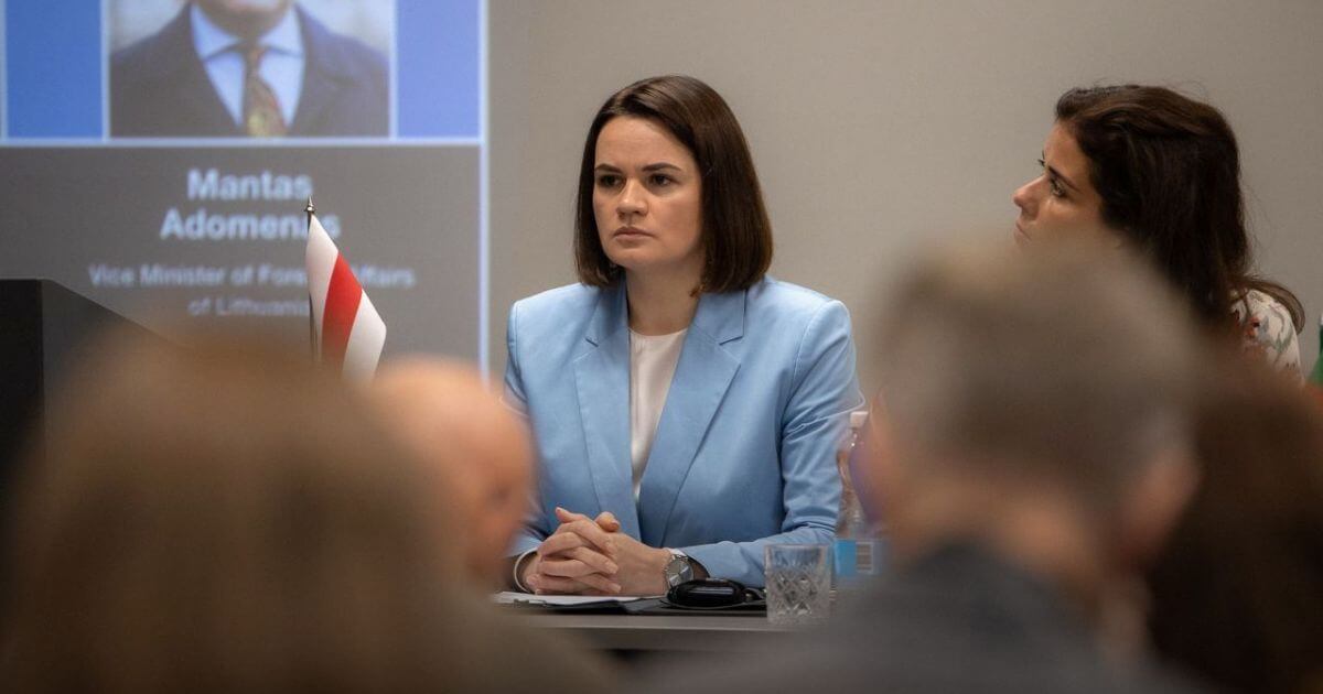 Тихановская на сайд-ивенте по Беларуси во время саммита НАТО в Вильнюсе: «Мы можем сотрудничать с НАТО уже сейчас»