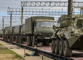 За последнюю неделю из Беларуси в РФ было отправлено 5 эшелонов ВС РФ