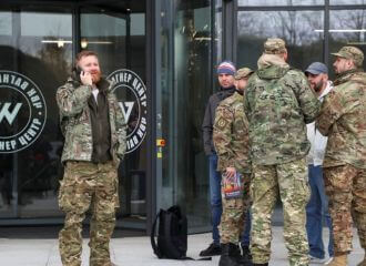 З’явілася відэа са ўчорашняй калонай ПВК «Вагнер» у Беларусі