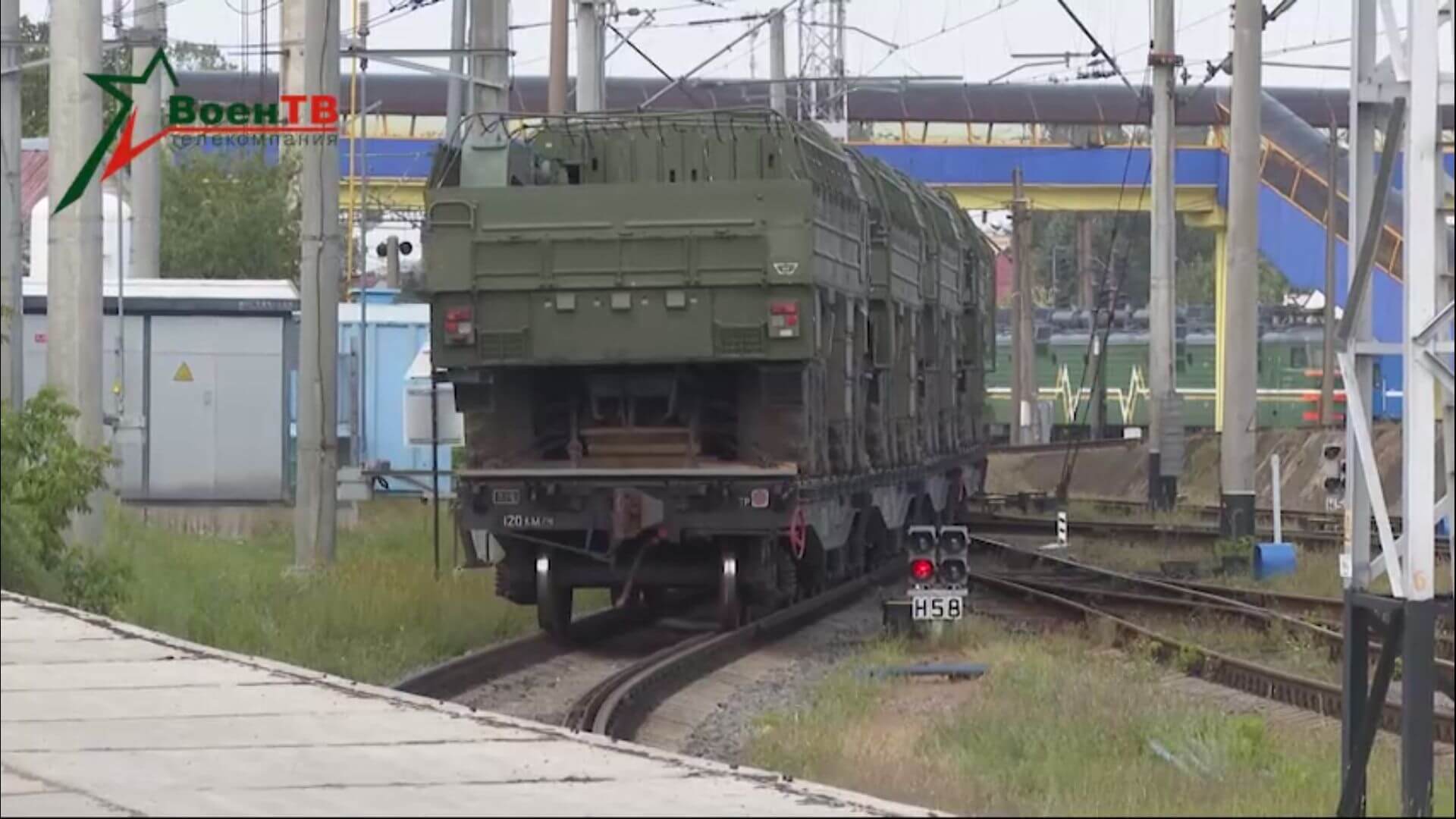 A batch of Iskander-M missile systems arrived in Belarus from Russia
