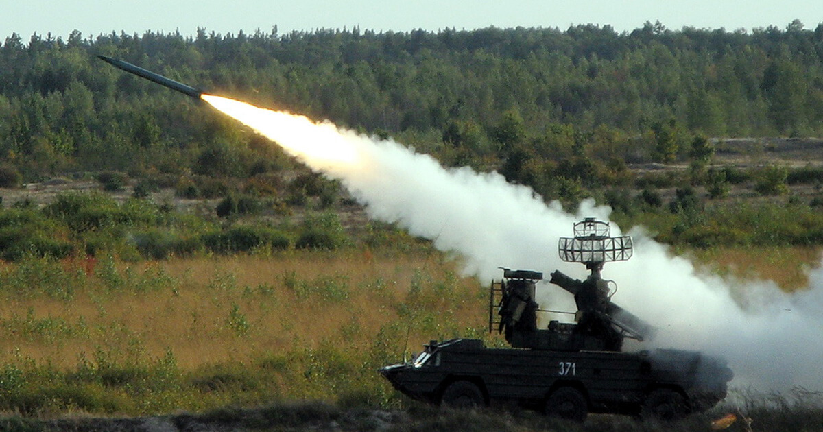 Drills with launches from the Osa-AKM SAM system are held at the training ground near Slonim