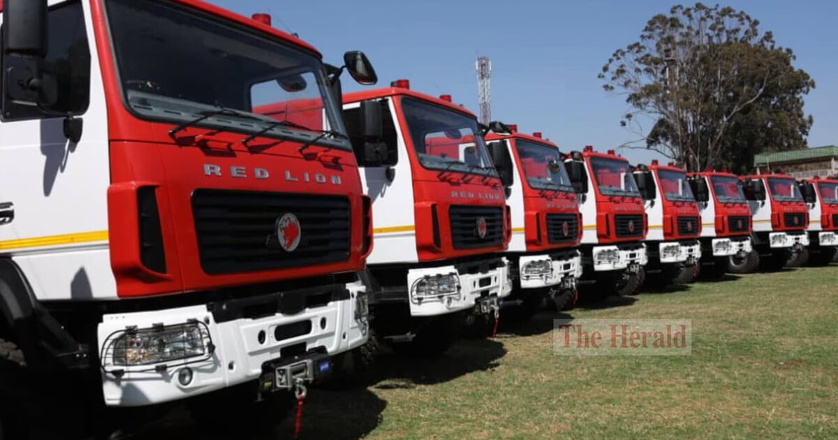 Zingman attended the transfer of Belarusian firefighting equipment to Zimbabwe