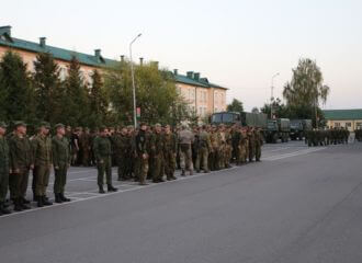 Падраздзяленні УС РБ пачалі вяртацца ў пункты сталай дыслакацыі