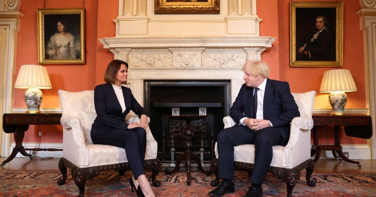 Экс-премьер Великобритании Борис Джонсон поддержал беларусов