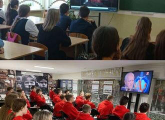 В школах и ВУЗах продолжается обработка учащихся пропагандистскими фильмами