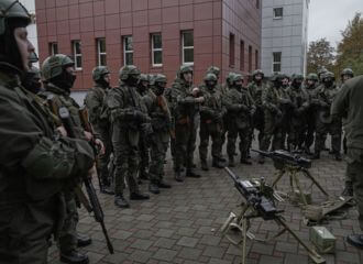 1500 новых сілавікоў, раненне на вучэннях, і «дзякуй вагнерам»: Зліў выступу Карпенкова ў 3214