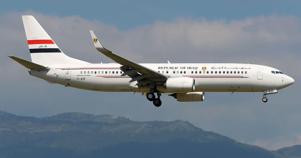 В Беларусь прилетел борт правительства Ирака
