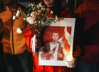 Беларусы выйшлі на акцыі памяці Рамана Бандарэнкі