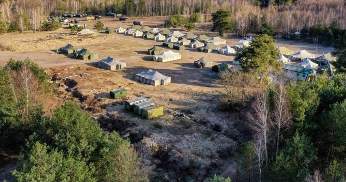 В Гомельской области начали строить военный полигон?