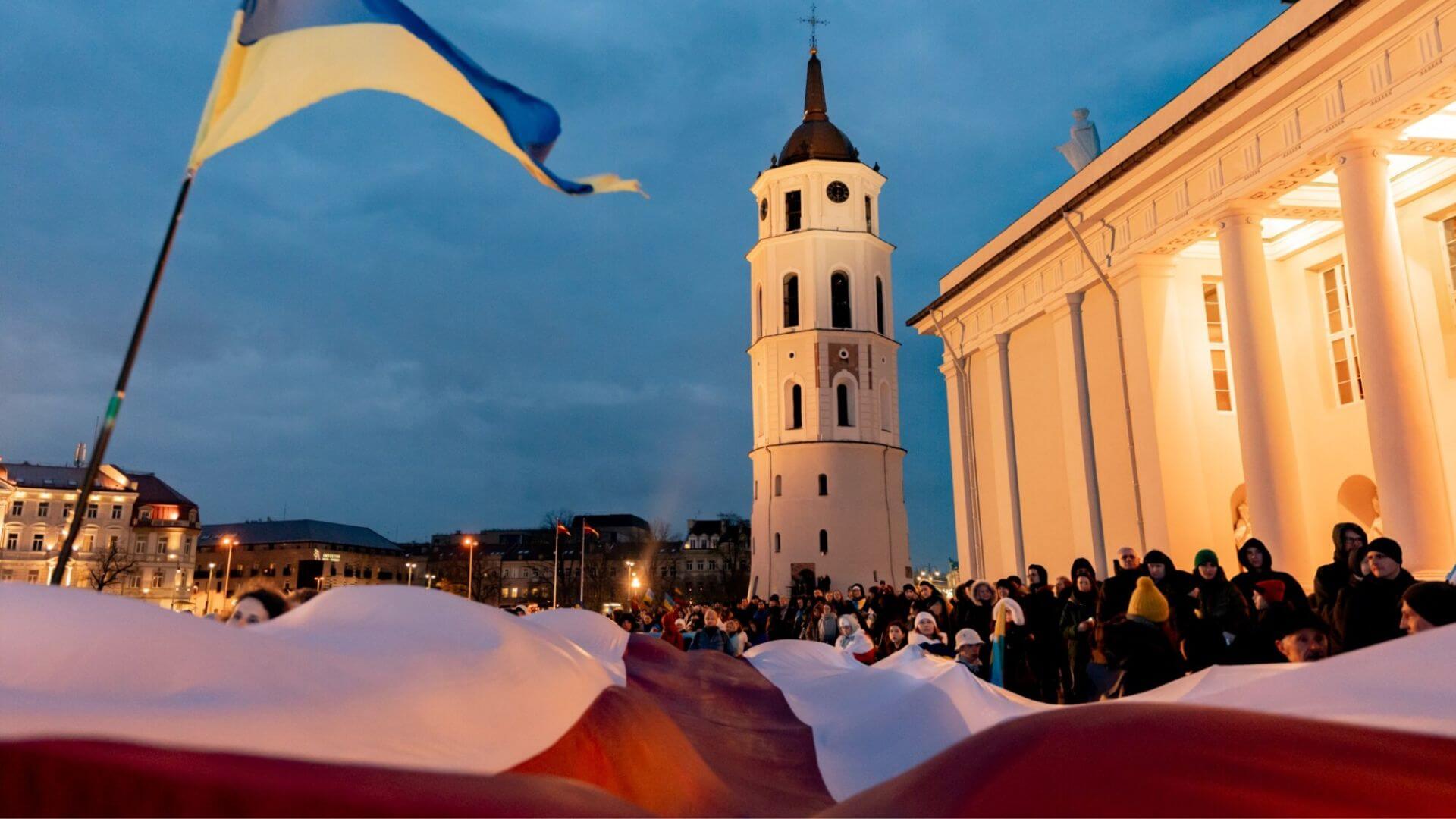 Беларусы присоединились к акциям солидарности с Украиной более чем в 30 городах мира