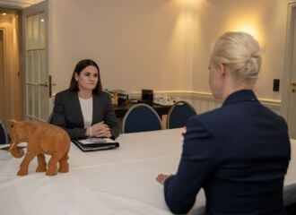 Светлана Тихановская встретилась с Юлией Навальной