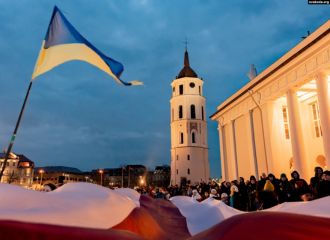 Беларусы далучыліся да акцыяў салідарнасці з Украінай больш чым у 30 гарадах свету