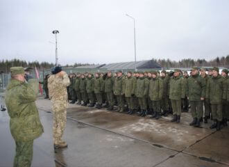 Очередная группа военных направилась для обучения в Россию
