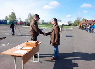 После окончания проверки боевой готовности военнообязанные возвращаются домой