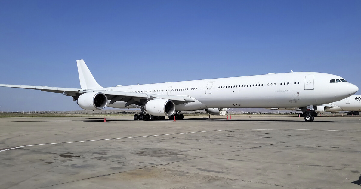 A «Lithuanian» Airbus appeared in Iran