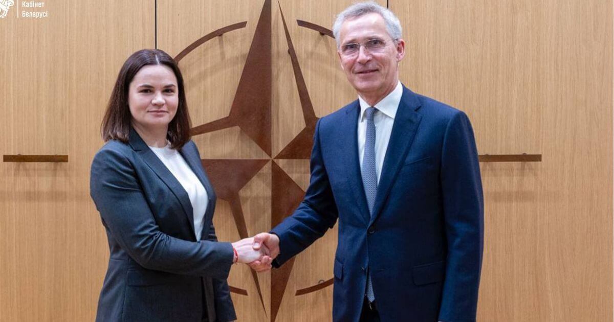 Святлана Ціханоўская сустрэлася з генсекам НАТА