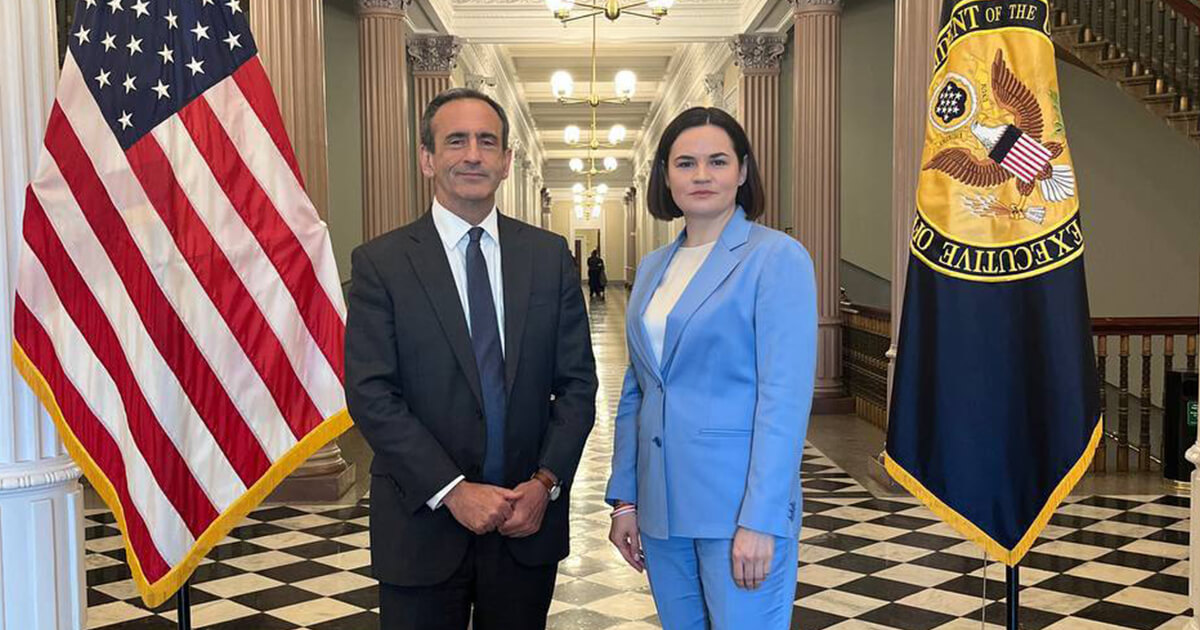 Святлана Ціханоўская сустрэлася з дарадцам Камалы Харыс