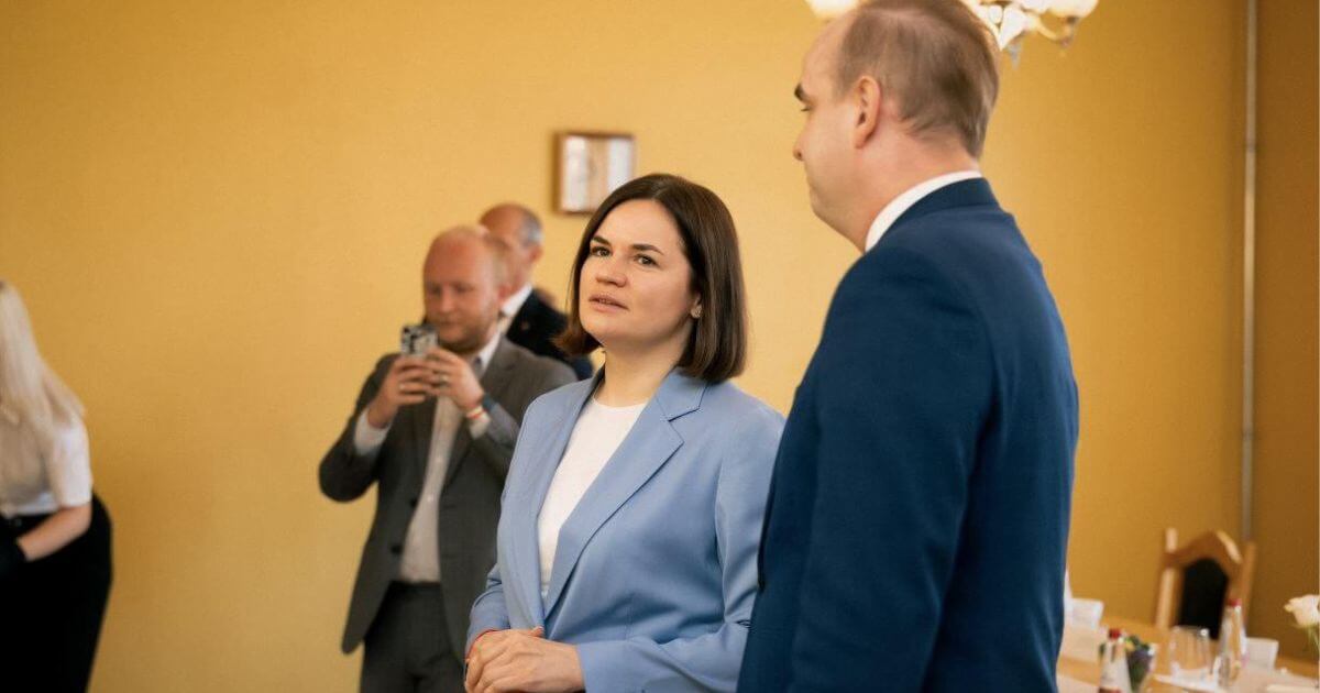 Святлана Ціханоўская дамовілася з універсітэтам Даўгаўпілса пра бюджэтныя месцы для беларусаў і спрошчанае стаўленне да апостылю