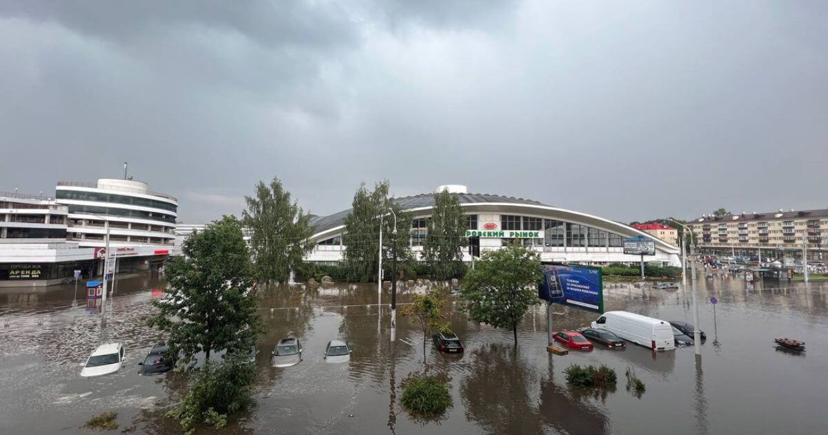 Метэаролагі: Гэта была наймацнейшая залева ў гісторыі Мінска