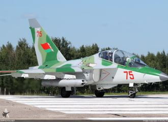 Истребитель Як-130 ВВС РБ зашёл на территорию Украины