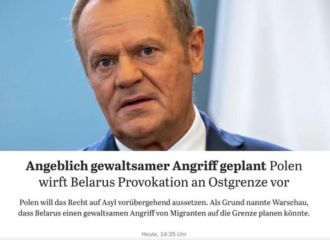 В Польше заявили, что Минск готовит масштабную провокацию с мигрантами на границе? Не совсем