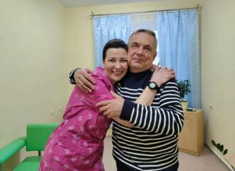 Марыя Калеснікава сустрэлася з бацькам